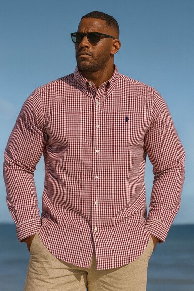 Chemise à carreaux homme élégante