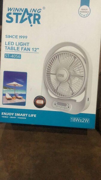 Dumsor Fan with Solar Panel