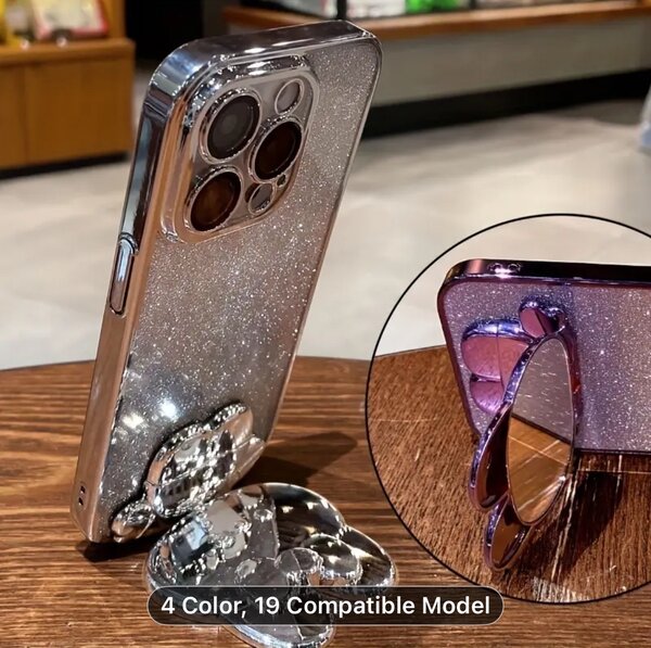 Coque Brillante Support Mobile