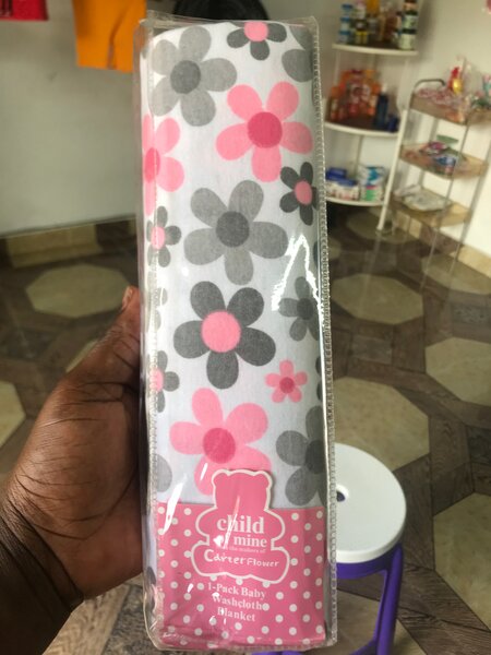 Couverture Bébé Motif Animal et Floral