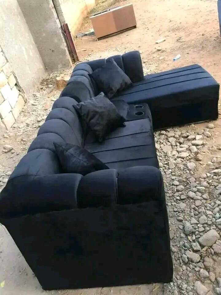 L-shaped sofa
