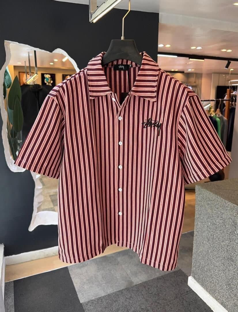 Striped Casual Button-Up Shirt