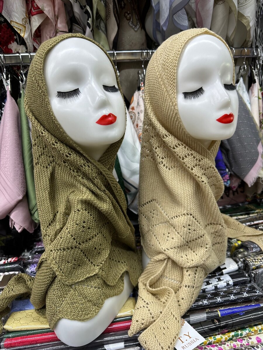 Тёплые платки на зиму