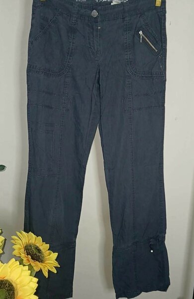 Pantalon cargo gris foncé