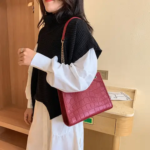 Crocodile Print Tote bag