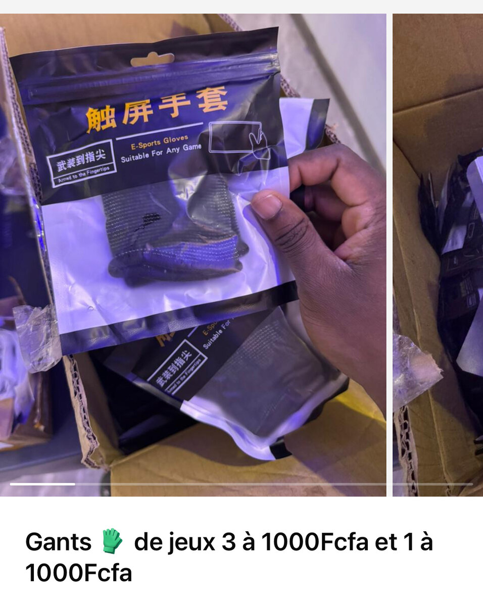 6 paires de Gant de pouces