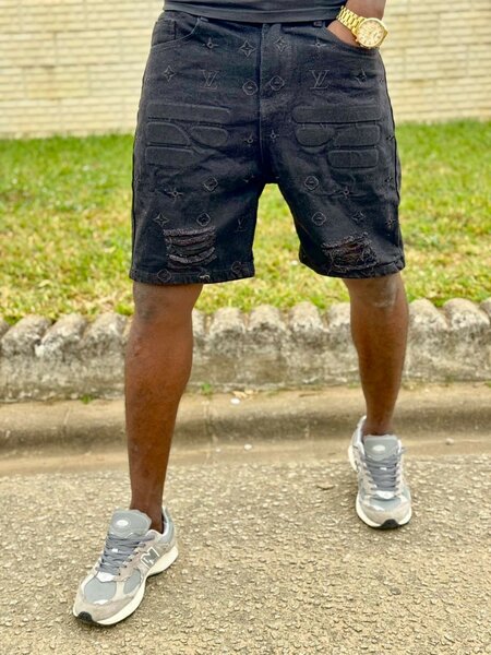 Shorts en jean noirs tendance