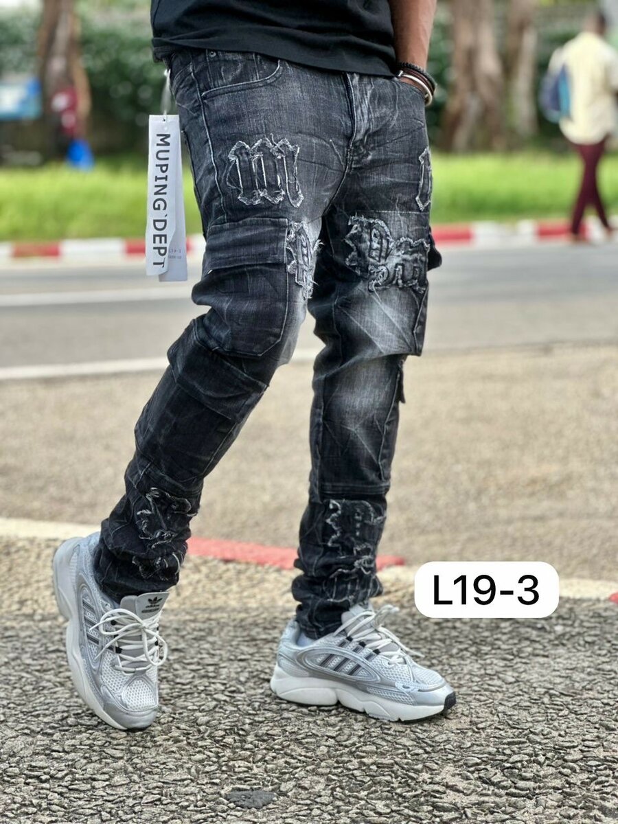 Pantalons en denim décontractés