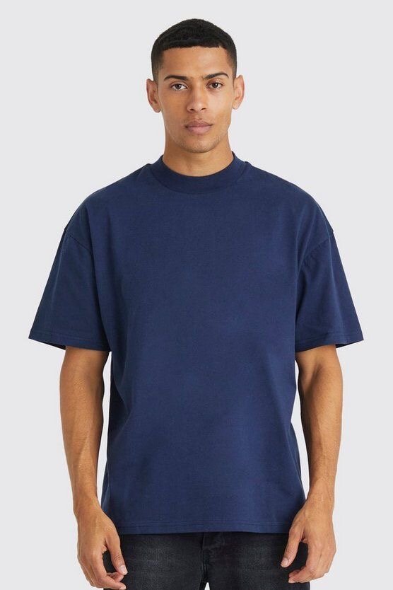 T-shirt bleu marine homme