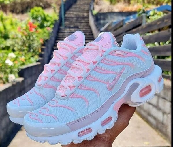 Baskets roses Blanc tendance