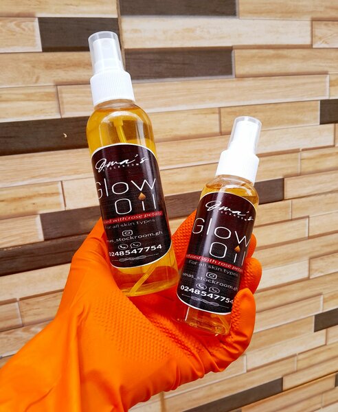 Glow body oil