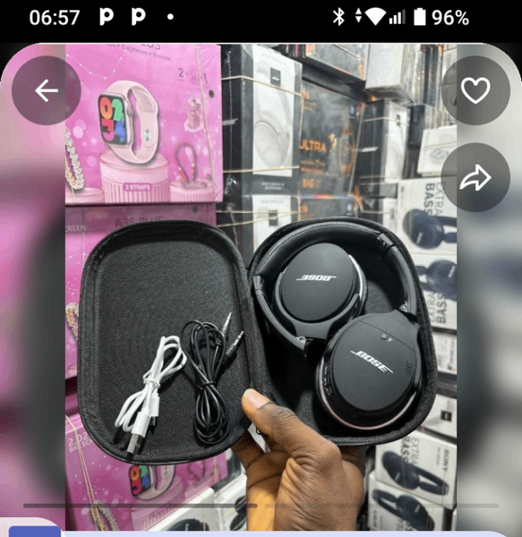 Casque Bose sans fil avec étui