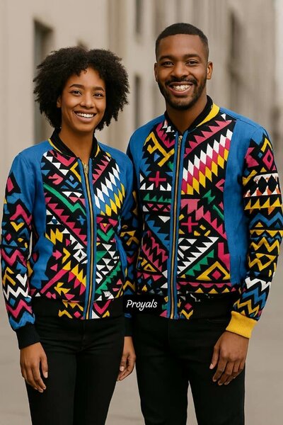 African Print jacket