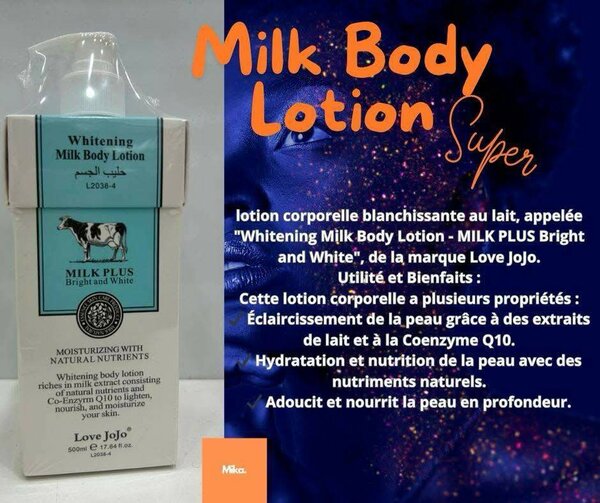 Éclat lait pour le corps