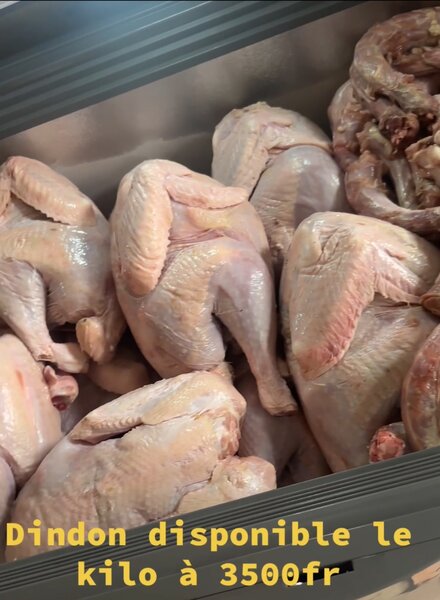 Dindes fraîches à prix promo