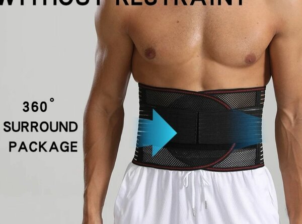 Ceinture de soutien lombaire ajustable