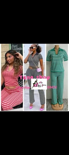 Ensemble rayé femme confortable