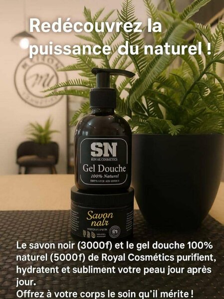 1boîte et un gel de savons noi