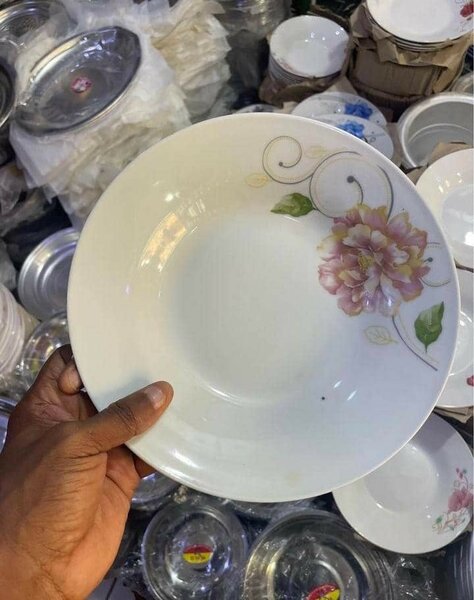 Assiette cassable 12 pièce