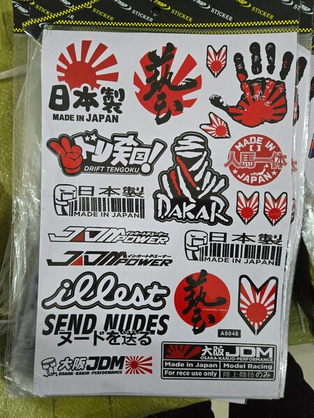 Autocollants Moto Racing