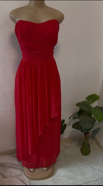 Robe Soirée Élegante Rouge