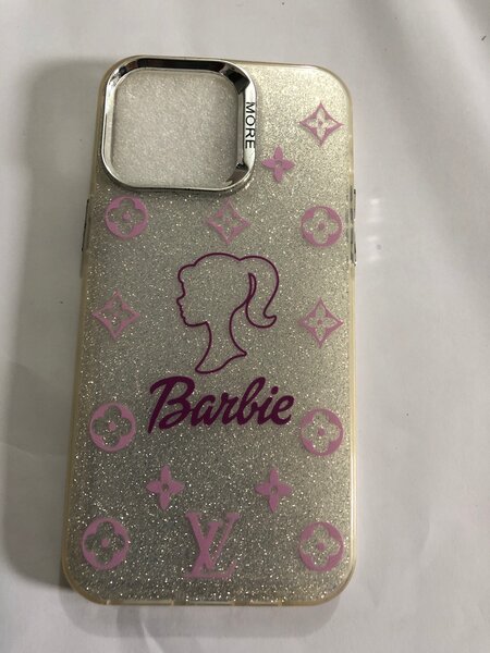 Coque iPhone Barbie Pailletée