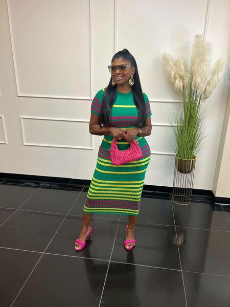 Ladies straight dress available