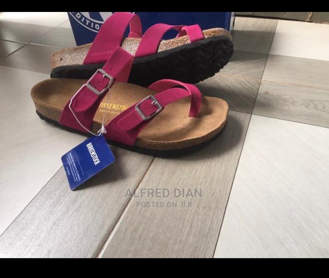 Original suade Birkenstocks pink/Brown