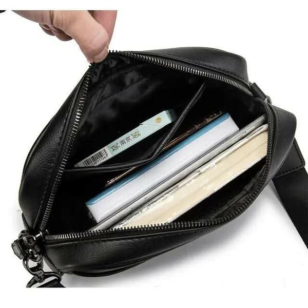 Sac à bandoulière noir élégant