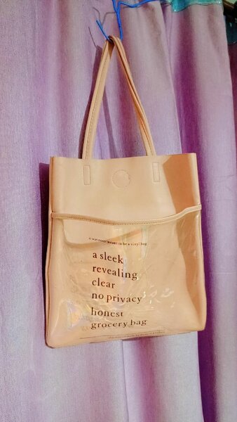 Sac épaule transparent élégant