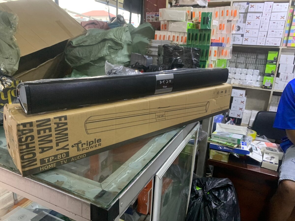 Triple power soundbar