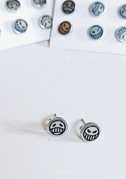 Boucle d'oreilles Cosplay PORTGAS D.AS | ONE PIECE 🙂☹️