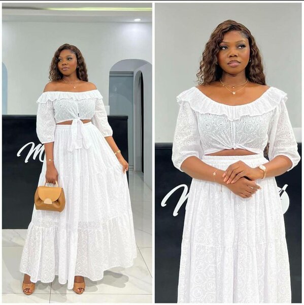 Robe longue blanche bohème