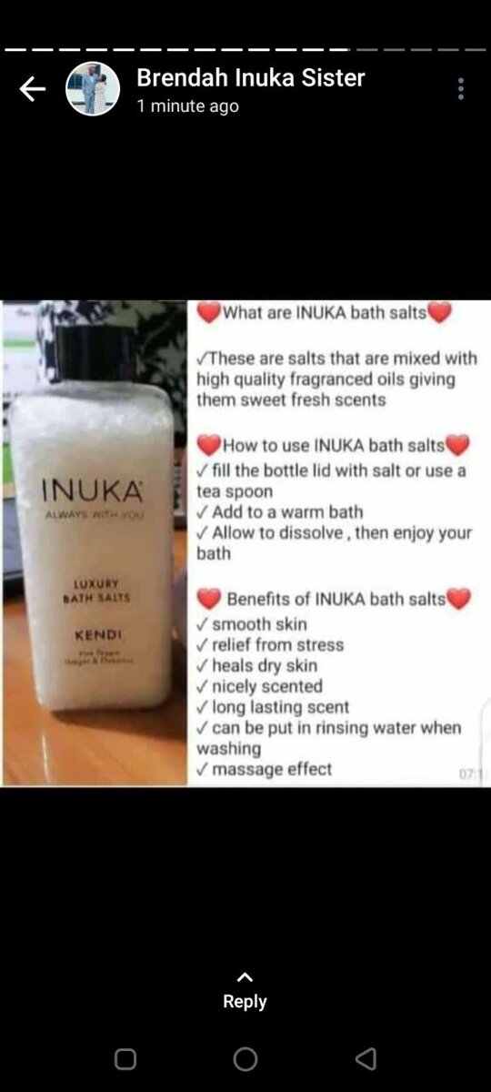 Inuka Bath salts
