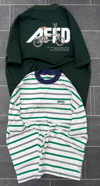 Lot de T-shirts à rayures