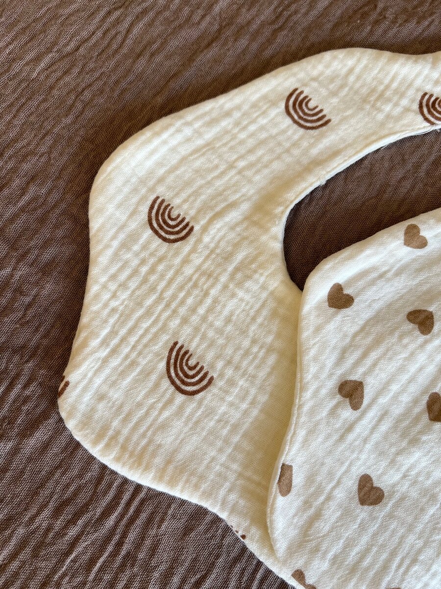 Муслиновые слюнявчики