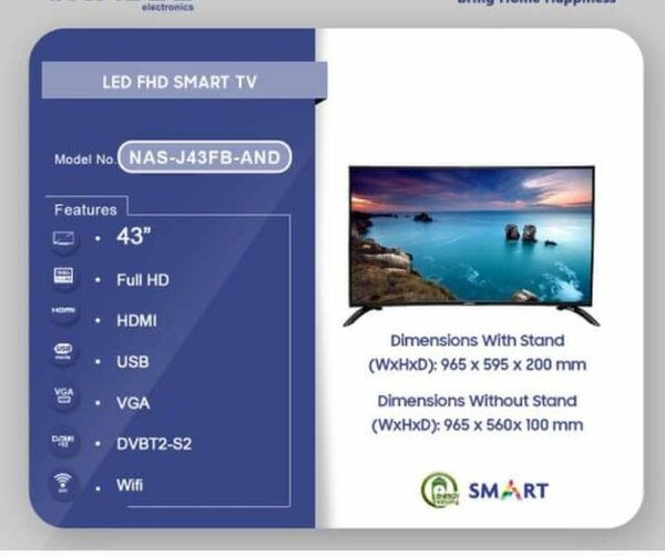 NASCO 43 LED FHD SMART TV