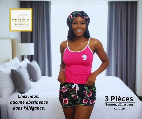 Pyjama Femme 3 Pièces Élégant