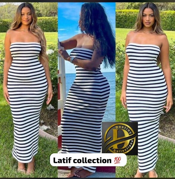 Robe bustier à rayure (importer)