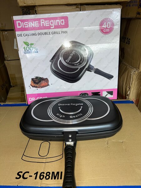 Poêle à griller double 40 cm