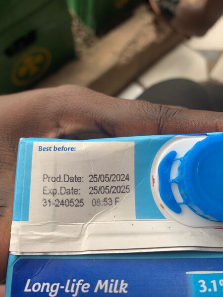 Fresh milk from German