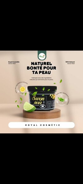 Savon Noir Naturel Peau