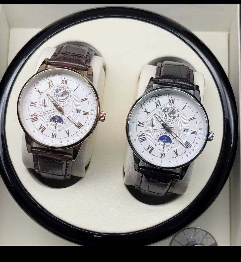 Montre Luxe Homme en Cuir