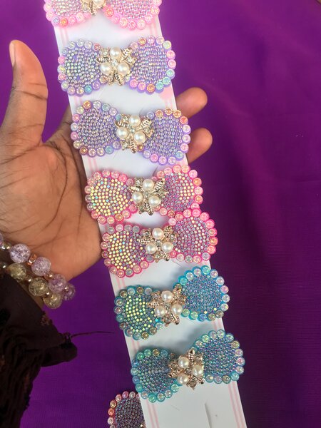 Épingles  strass élégantes X 2