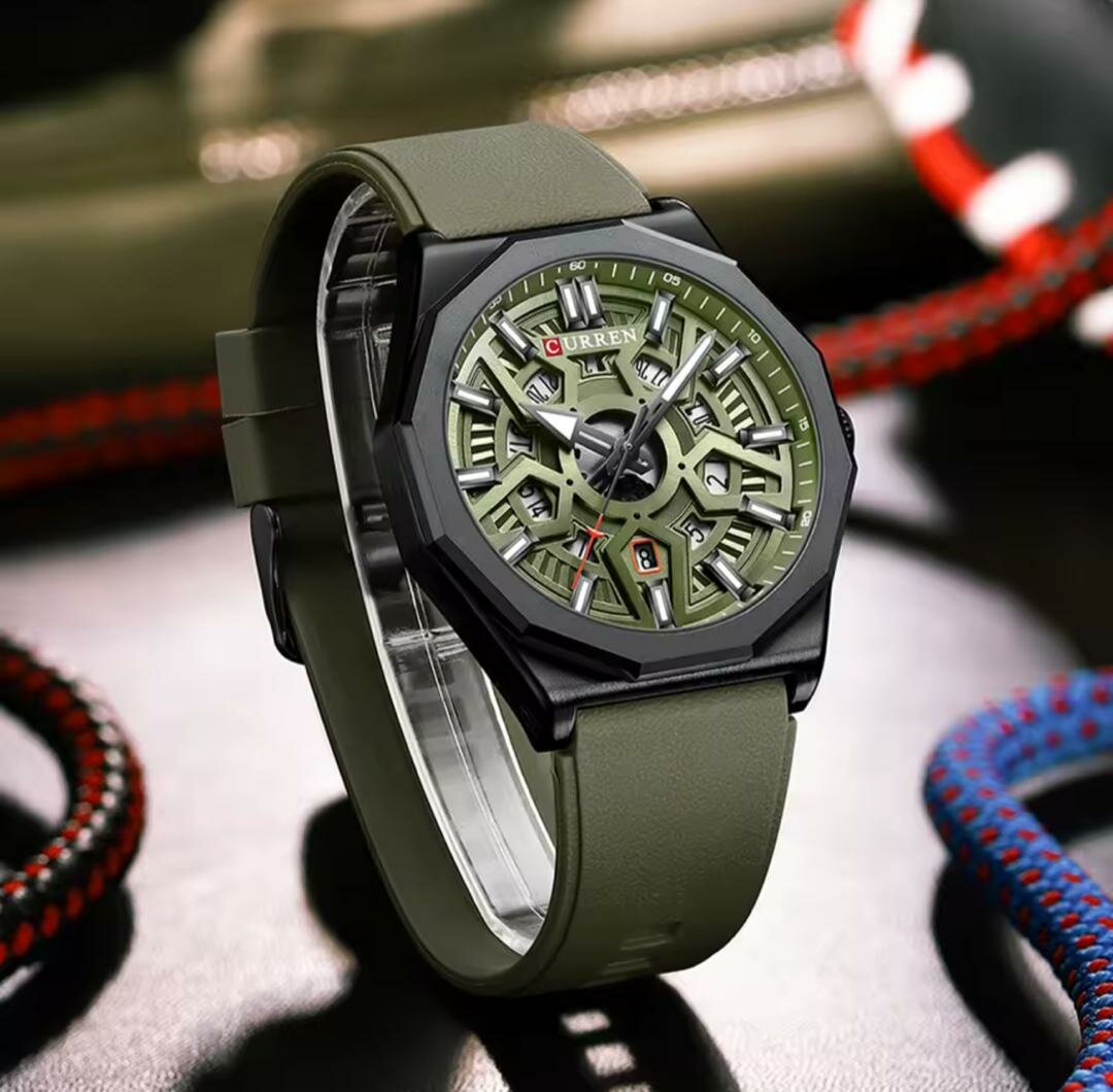 Montre Homme Militaire Verte