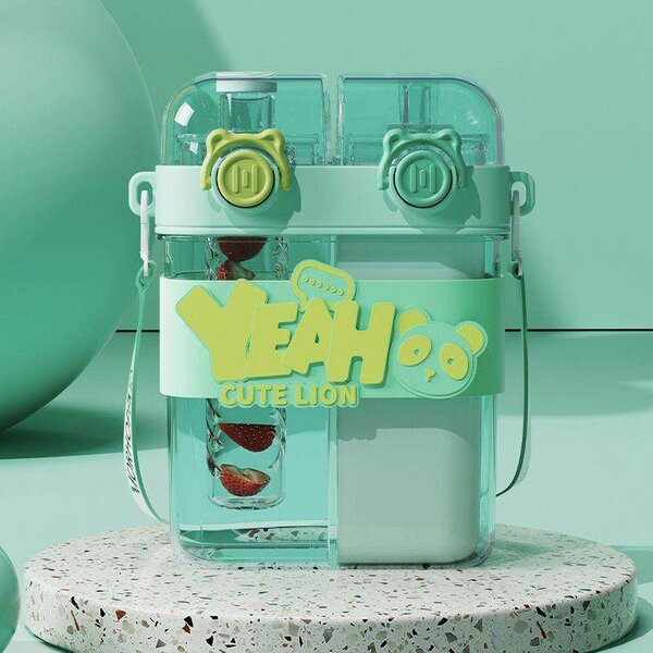 Gourde scolaire deux compartim