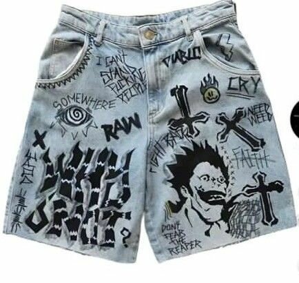 Shorts en denim stylisés