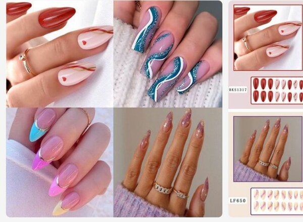 96 chic Faux ongles pour vous les dames