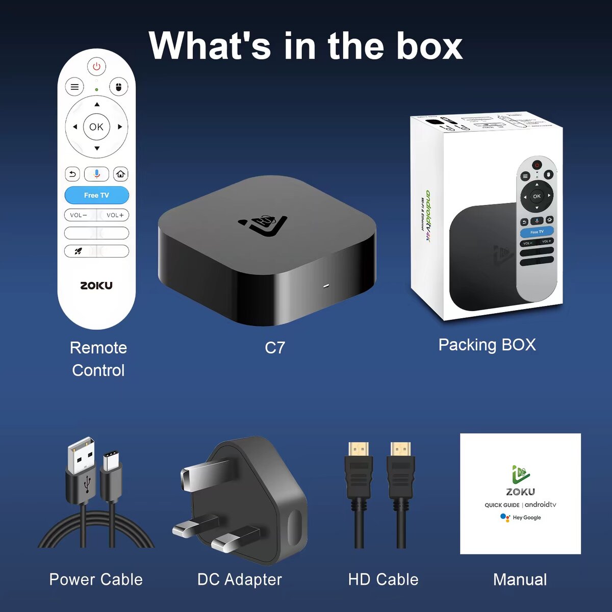 Androïde boîtier TV