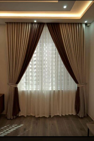 Brocade curtains